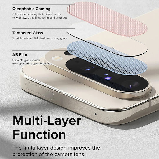 Ringke Protector Glass Protecție Cameră Film adeziv Transparent pentru Google Pixel 9 Pro XL