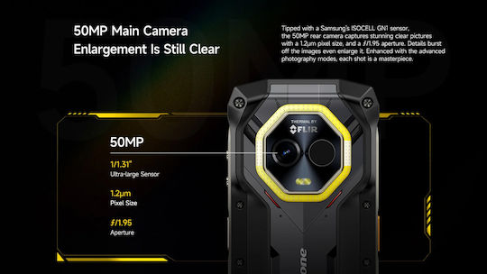 Ulefone Armor Mini 20T Pro 5G Dual SIM (8/256GB) Ανθεκτικό Smartphone Frost Black