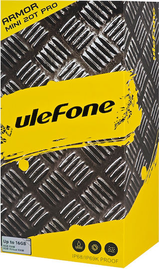 Ulefone Armor Mini 20T Pro 5G Dual SIM (8/256GB) Ανθεκτικό Smartphone Frost Black