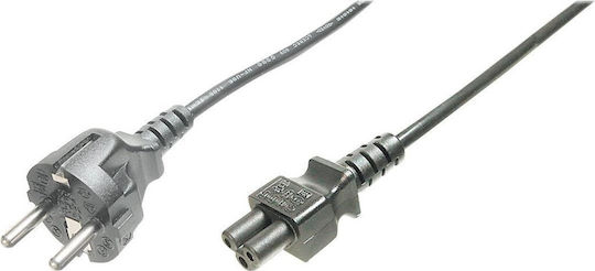 Digitus Schuko - IEC C5 Кабел 1.2м Черен (AK-440115-012-S)