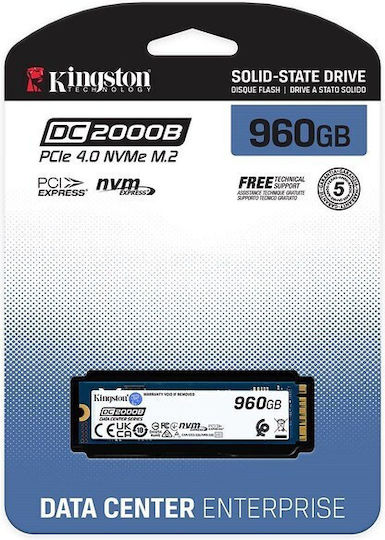 Kingston DC2000B SSD 960GB τύπου M.2 με σύνδεση PCI Express 4.0 (PS5 Compatible) SEDC2000BM8/960G
