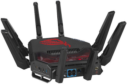 Asus ROG Rapture GT-BE19000 Ασύρματο Router Wi‑Fi 7 με 7 Θύρες