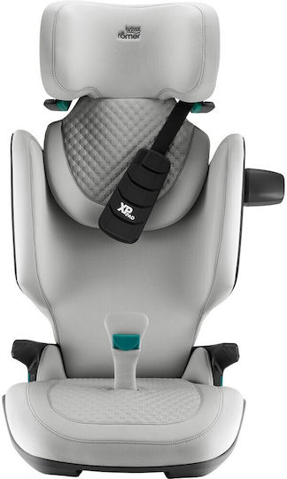 Britax Romer Kidfix Pro Style Καθισματάκι Αυτοκινήτου High-back Booster i-Size με Isofix Linen Grey 15-36 kg