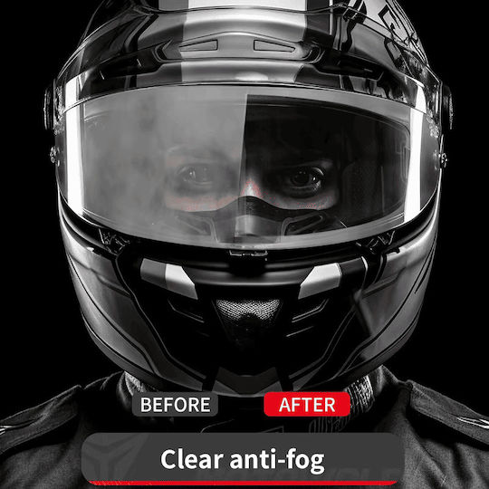 Universal Anti-fog Lens Motorcycle Helmet Visor Pinless Installation Compatible Any Motorcycle Helmet Motowolf