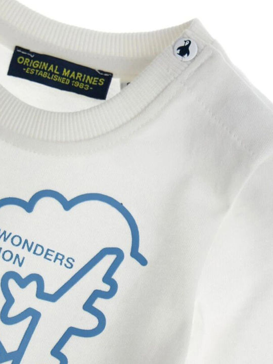 Original Marines Children's Blouse Long Sleeve white