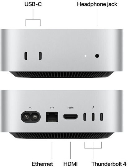 Apple Mac Mini (2024) (M4 10-core/16GB /10-Core GPU/256GB SSD/MacOS)