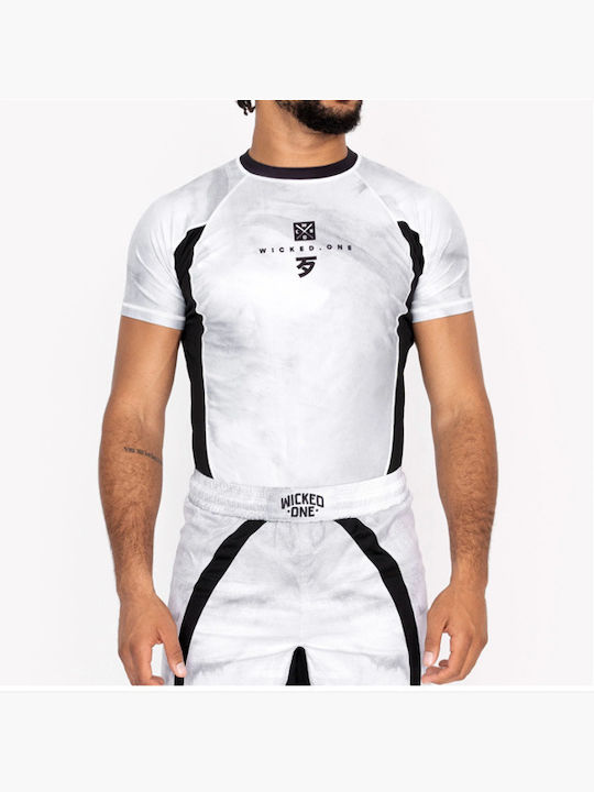 Wicked1 Short Sleeve Shirt for Jiu-Jitsu White