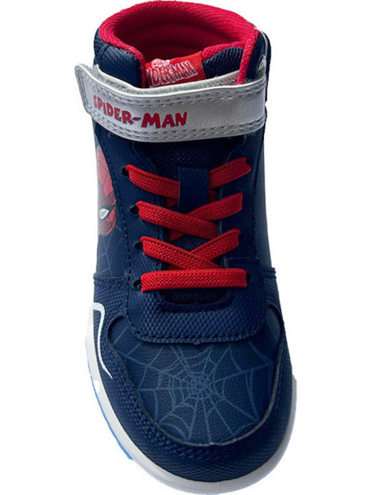 Kids Sneakers High with Scratch & Lights Multicolour