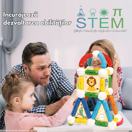 Jucărie de Construcție Magnetică pentru Copii 3+ ani+ Ani