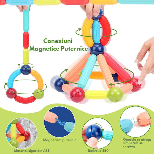 Jucărie de Construcție Magnetică pentru Copii 3+ ani+ Ani