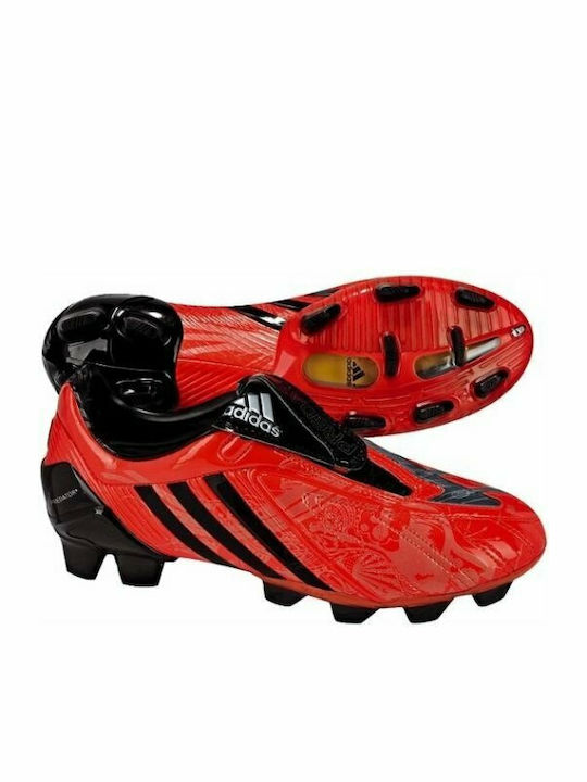 adidas Predator Powerswerve FG Χαμηλά Ποδοσφαιρικά Παπούτσια με Τάπες Πορτοκαλί