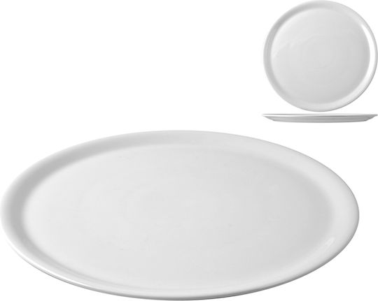 Napoli Pizza Plate 33 Cm Porcelain White Napoli Pizza Plate 33 Cm Porcelain White