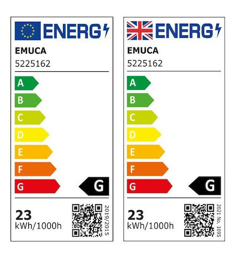 Emuca Pyxis Walled Aluminum Profile for LED Strip