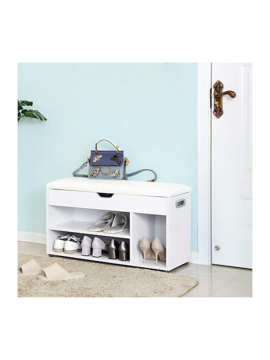 Entry Furniture with Shoe Rack & Bench 30x80x44cm