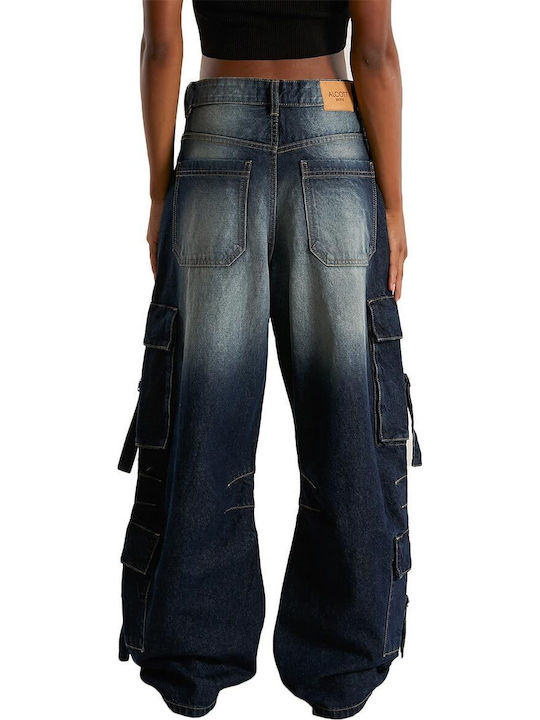 Γυναικείο Jean Παντελόνι σε Baggy Γραμμή Medium Blue