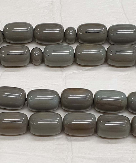 Roloi Komboloi Mastic Worry Beads with 33 Beads Gray 33cm