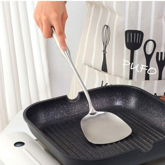 Premium Stainless Steel Spatula Cooking Serving 38 Cm