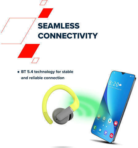 Canyon OnRun 11 Sport In-ear Bluetooth Handsfree Ακουστικά με Αντοχή στον Ιδρώτα και Θήκη Φόρτισης Πράσινα