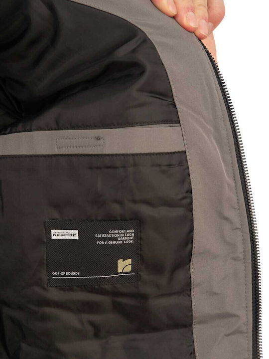 Jacket Puffer Cement Black
