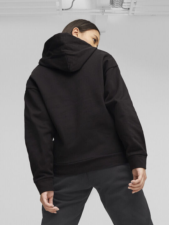 PUMA Better Φούτερ Μαύρο με Κουκούλα