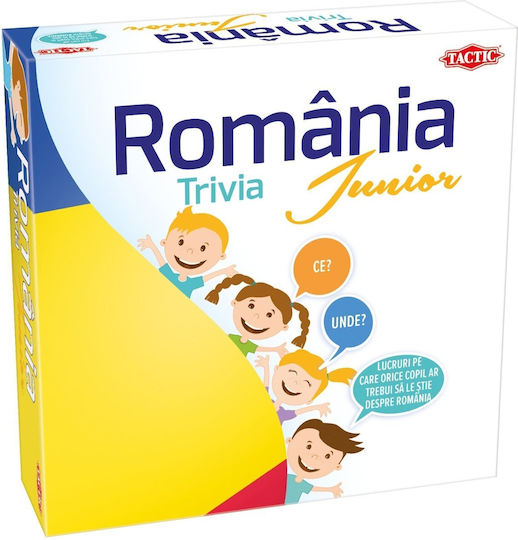 Joc de Societate Trivia Junior - Romania pentru 2-5 Jucători 5+ Ani Tactic