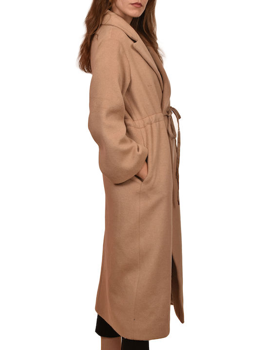 Motel Women's Wool Coat Camel