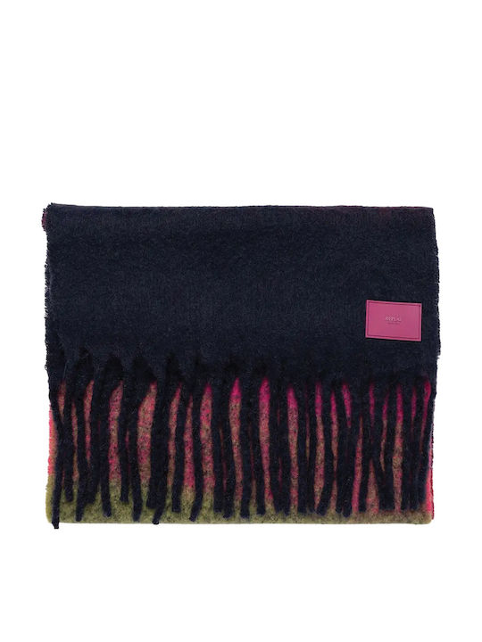 Replay Women's Wool Scarf Multicolour