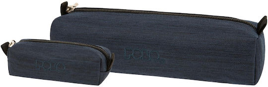 Polo Wallet Jean Pencil Case 1pcs Barrel with 1 Compartment Independence Blue