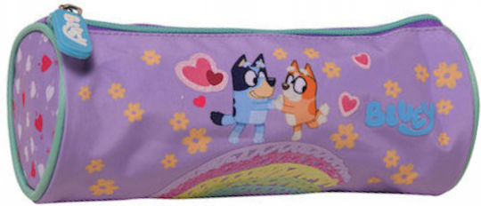 Graffiti Bluey Lila Barrel Pencil Case 240322 2024 Graffiti