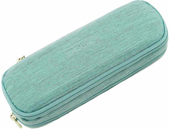 Polo Duo Pencil Case with 2 Compartments Blue