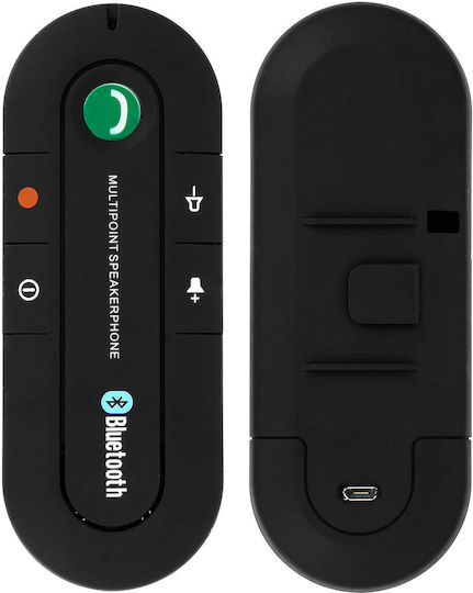 Hands Free Car Kit Bluetooth Multipoint Sun Visor Attachment FM Transmitter