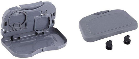 Suport pliabil pentru pahare auto din plastic 25x15x3,5cm gri