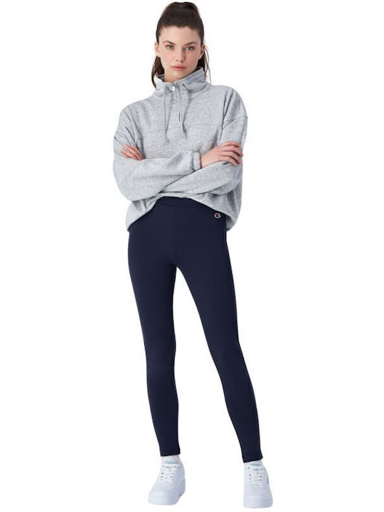 Talie înaltă Pantaloni de Trening Albastru marin