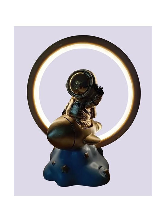 Dorosimo Kinder Tischlampe Gelb 15,5x5x19,5cm