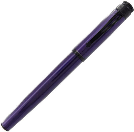 Retro 51 Писалка Medium Лилава от Inox с Червено Мастило