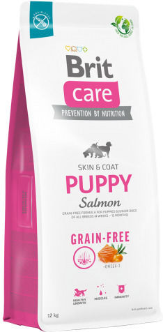 Brit Care Puppy 1kg Dry Food Grain-Free & Gluten-Free for Puppies with Potatoes and Salmon