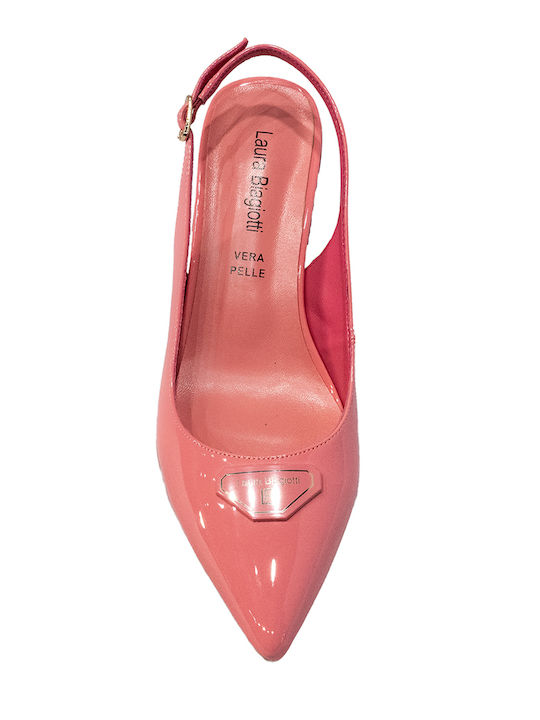 Laura Biagiotti Patent Leather Fuchsia Heels