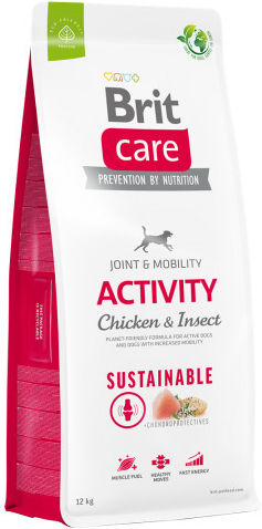 Brit Care Sustainable 1kg Trockenfutter für Hunde ohne Gluten mit Huhn, Lachs und Apfel