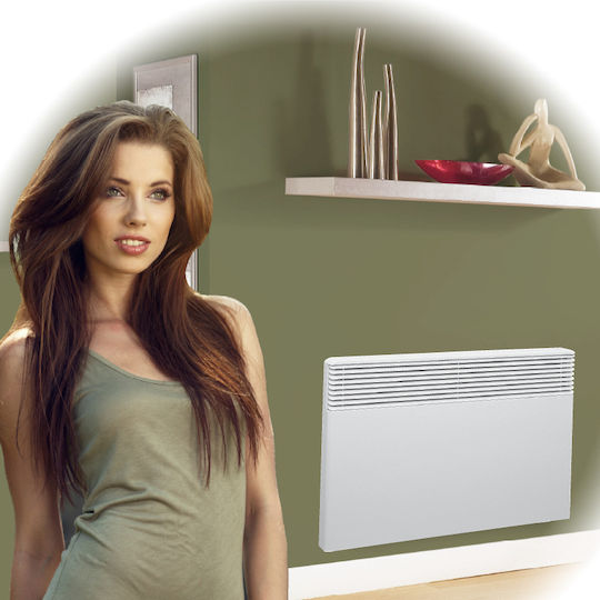 Intuis Convectoare Perete 2000W cu Termostat Electronic Alb