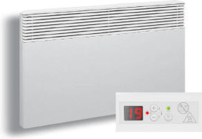 Intuis Convectoare Perete 2500W cu Termostat Electronic Alb