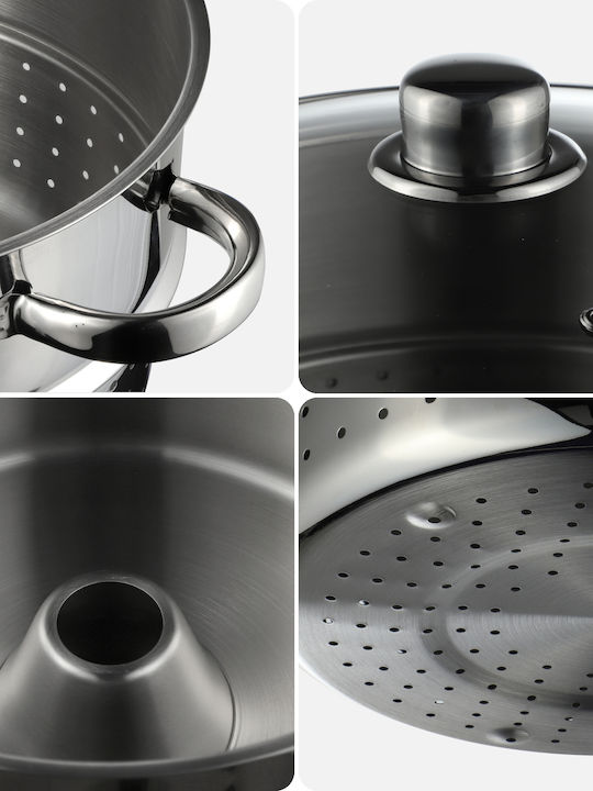 Kadax 8l Steam Cooker Induction Gas Pot 3 In 1