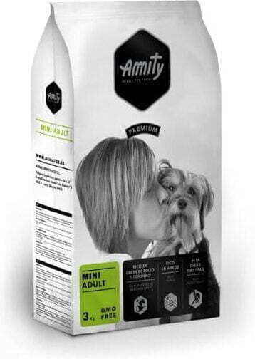 Amity Premium Mini Adult 3kg Ξηρά Τροφή με Λίγα Σιτηρά για Ενήλικους Σκύλους Μικρόσωμων Φυλών με Αρνί, Κοτόπουλο και Ρύζι