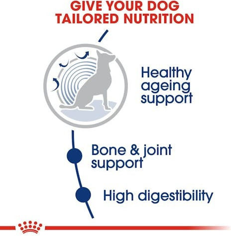 Royal Canin Ageing 8+ 15kg Dry Food for Senior Large Breed Dogs with Poultry and Rice
