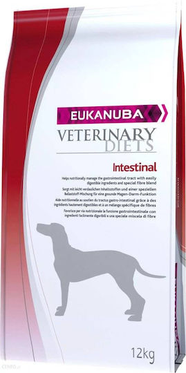 Eukanuba Veterinary Diets Intestinal 12kg Ξηρά Τροφή Διαίτης για Ενήλικους Σκύλους με Κοτόπουλο
