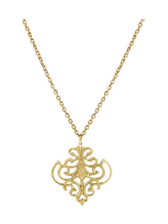 Handgefertigte Halskette Antonia Verzweifeltes Design Bronze