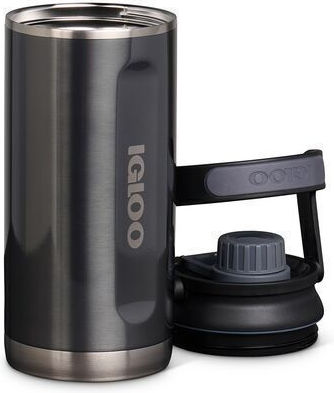 Igloo Tumbler Чаша Термос Неръждаема стомана / Пластмасов 1.064lt Carbonite Carbonite с Сламка