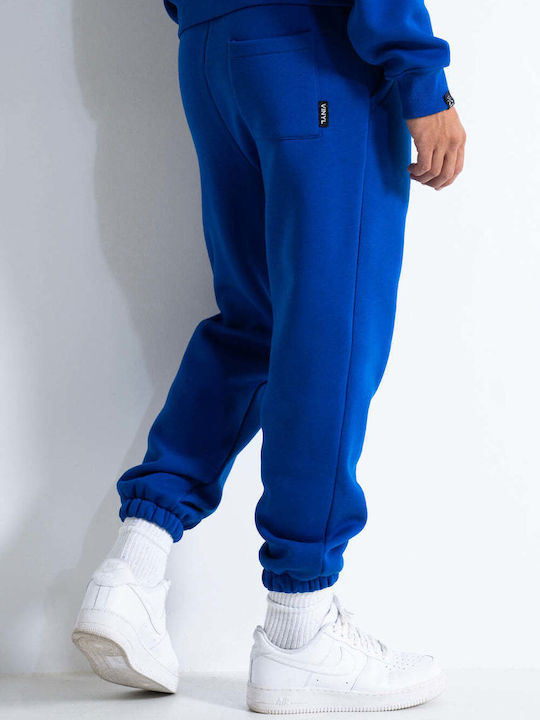 Sweatpants with Elastic Blue