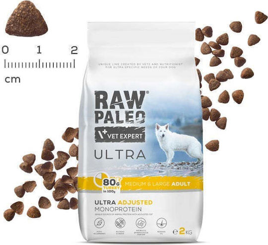 2kg Dry Food Grain-Free & Gluten-Free for Adult Medium & Large Breed Dogs with Turkey