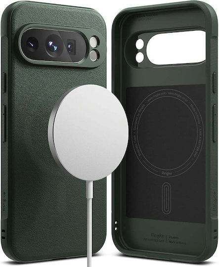 Ringke Onyx Magsafe Umschlag Rückseite Silikon Grün (Google Pixel 9 / 9 Pro)