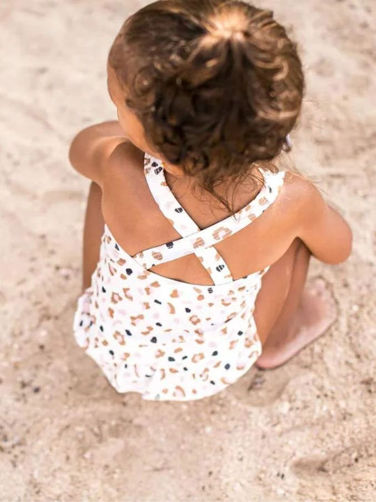 Swim Essentials Kinder Badeanzug Einteilig Kahki Leopard